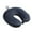 Navy, variant on KQJQS U-Shaped Foam Pillow - Portable Travel Neck Pillow, Comfortable Office Nap Pillow, Black, with Snap Buckle and Lanyard