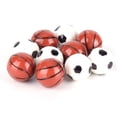 thumbnail image 3 of Pelota deportiva en miniatura BuyWeek 10 piezas 1:12 Fútbol y Baloncesto, 3 of 14