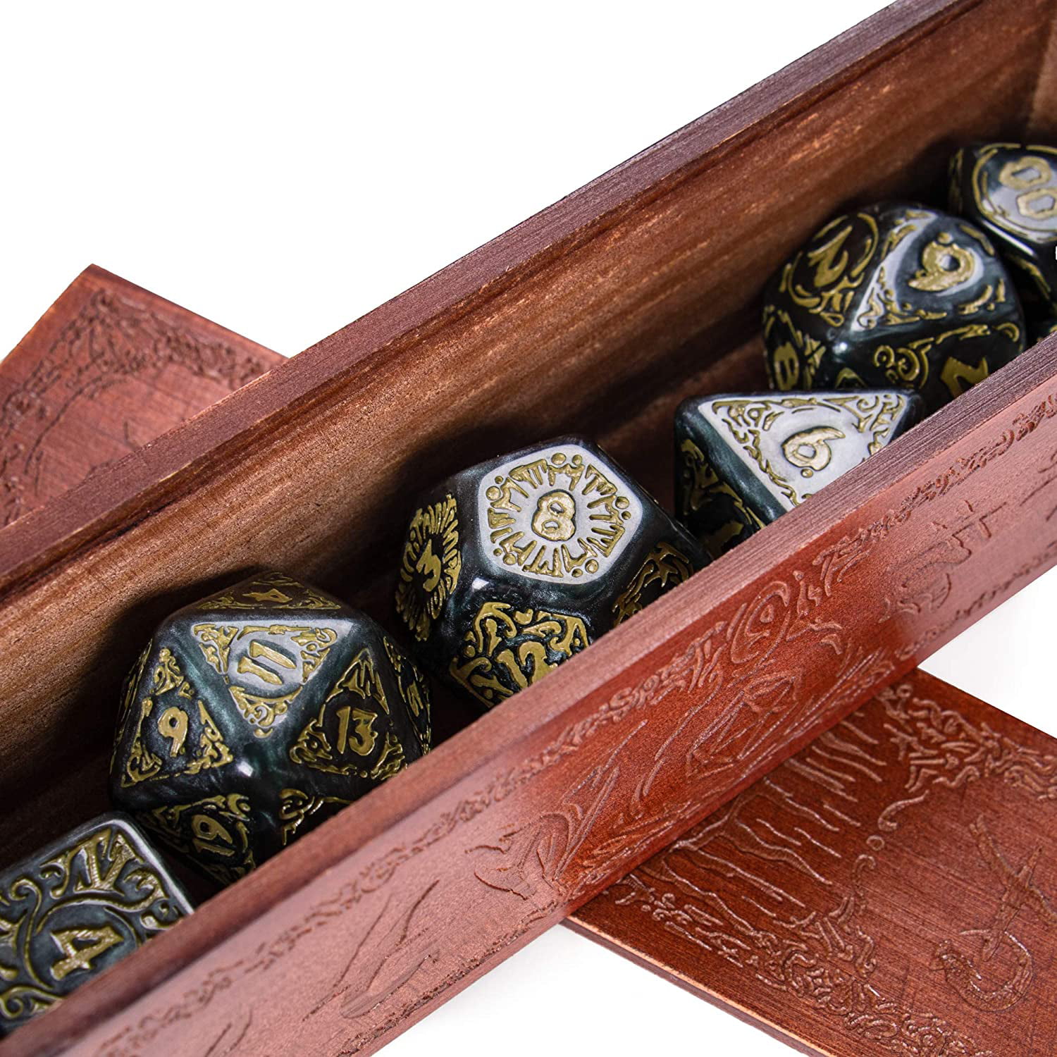 Wiz Dice 25mm Giant Polyhedral Dice Set 7 Piece for sale online 