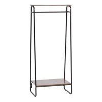 IRIS USA Metal Garment Rack, With and Without Shelves