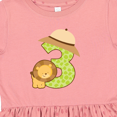 thumbnail image 4 of Inktastic Safari 3rd Birthday 3 Year Old Girls Toddler Dress, 4 of 5