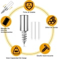 thumbnail image 4 of YINGDIHUT Soporte para Repisas de Pared Pin, Soportes para Estantes Pin, Tornillos Autorroscantes con Funda Antideslizante, Mensulas para Repisa Flotante, 4 of 4