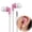Pink, variant on Headphones Noise Cancelling Headphones Wireless Headphones Colorful In Ear Headphones Wired 3.5mm Earbuds For Mobile And Tablet