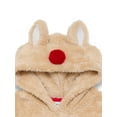 thumbnail image 2 of Rudolph the Red-Nosed Reindeer Toddler Girls Plush Cosplay Hoodie, Sizes 12M-5T, 2 of 6