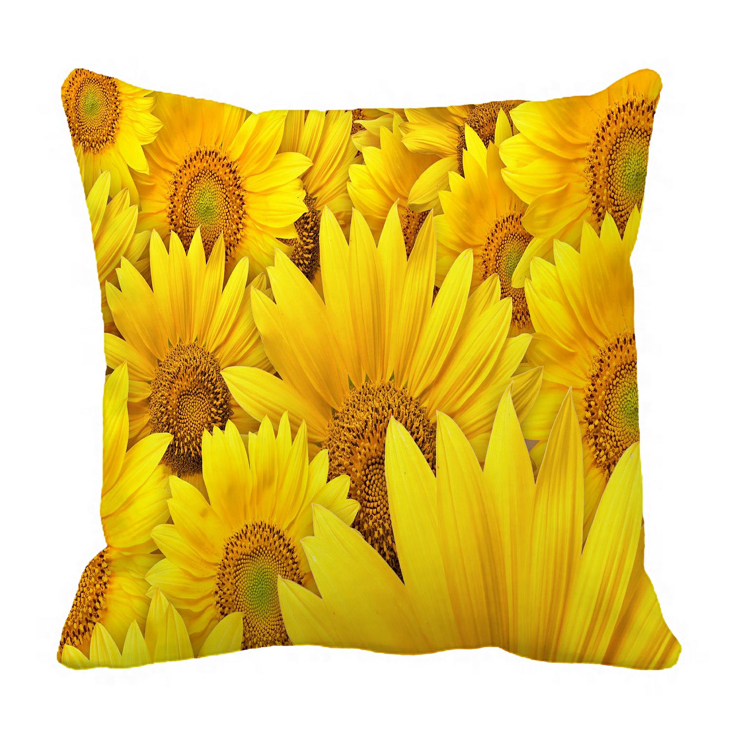 ZKGK Sunflower Lanscape Field Pillowcase Home Decor Pillow Cover Case