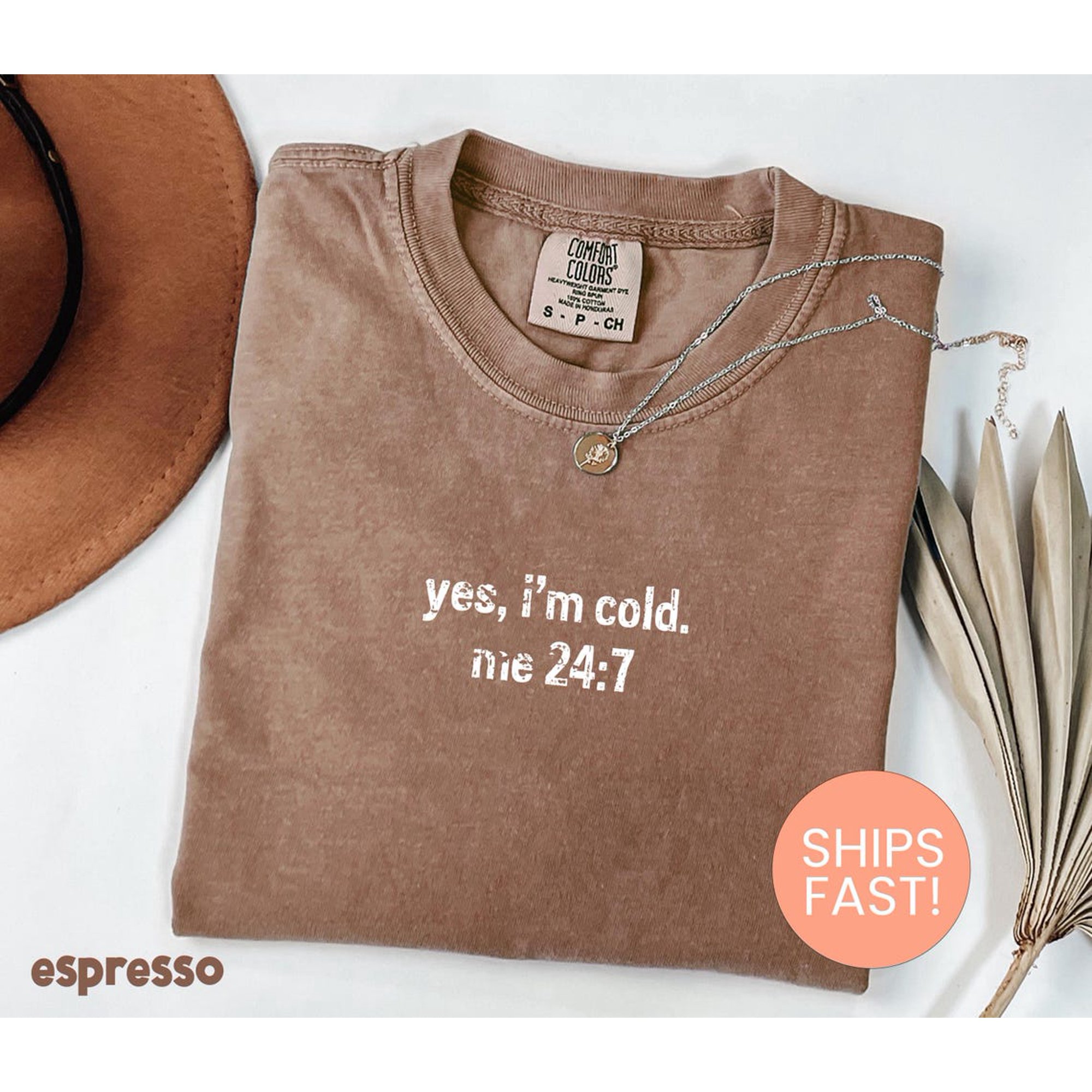 Yes I M Cold Bible Verse Religious Winter Always Freezing Gift T-Shirt