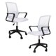 thumbnail image 1 of Set 2 Sillas De Escritorio Ergonomica Para Oficina Giratoria blanco, 1 of 9