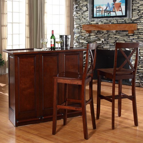 Crosley Bar Set with Wine Storage
