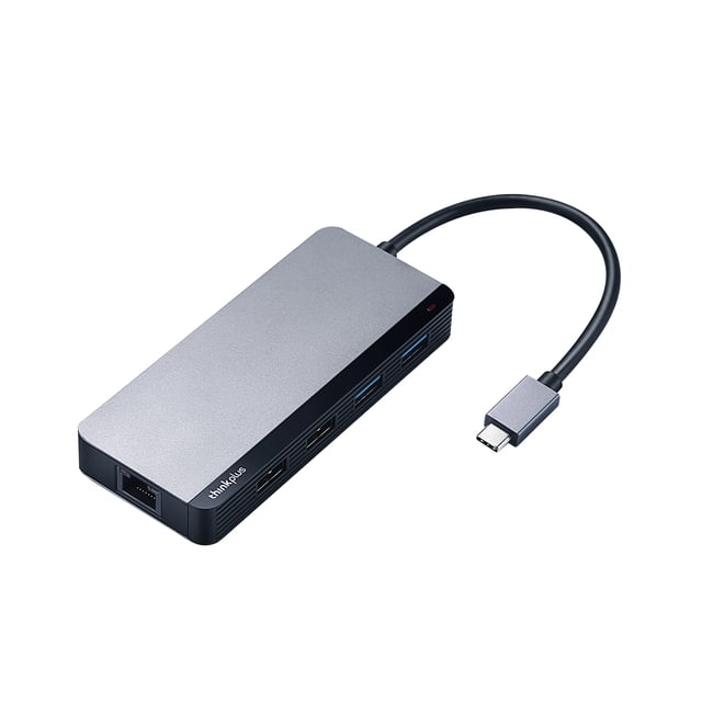 Seitruly USB-C LC10 Hub Office Home Unidad de expansión con conector de lector Extensor de transmisión de alta velocidad Reemplazo para Lenovo Thinkplus Electrónica