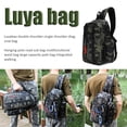 thumbnail image 4 of Bolsa de pesca Señuelo Hombro Mochila Aparejo Bolsa de transporte (Camuflaje oscuro) Ndcxsfigh Para Estrenar, 4 of 4
