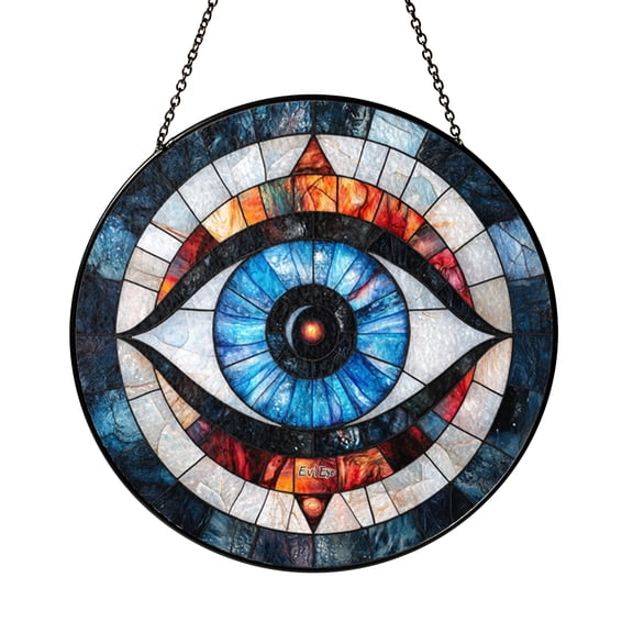 Handmade Radiant Reflections Stained Glass Colorful Suncatcher for Living Room or Bedroom