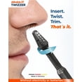 thumbnail image 2 of Recortador de pelo para nariz y orejas Silkslide TWIZZER Twizer Twist and Trim, 2 of 9