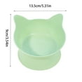 thumbnail image 5 of New Elevated Cat Food Bowl, Cat Bowls Elevated, Ceramic Raised and Tilted Water Bowl, Anti Vomiting and Protect Pets' Spines Dishes for Small Dog, Fat Faced Cat, Kitten, 5 of 5