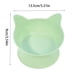 thumbnail image 3 of Comedero y bebedero elevado de gran capacidad para gatos | Plato de plástico para mascotas de 250 ml con diseño ancho y poco profundo | Soporte para el cuello para una mejor digestión y alivio del, 3 of 6