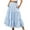 Light, variant on USSUMA Skirts for Women Trendy Summer Midi Skirt Solid Color Pleated Ruffles High-Elastic Pocket Mid-Calf Skirt Beach Skirt Retro Skirts Fashion Skirt Office Tax Free Weekend Red Skirt for Women M