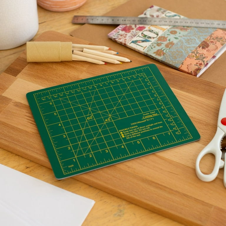 Cutting Mat Set -Large Craft Mat, Small Craft Mat with Straight Edge  -Choose a Set for Sewing, Quilting and Crafting for Rotary Cutter/Knife
