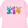 thumbnail image 4 of Inktastic Monsters Like Pi Pi Day Numbers Boys or Girls Long Sleeve Toddler T-Shirt, 4 of 5