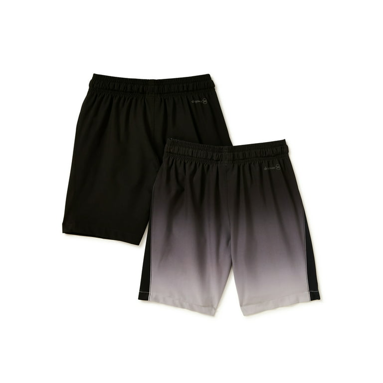 Russell Boys Active Solid Shorts, 2-Pack, Sizes 4-18 & Husky 