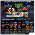 thumbnail image 4 of Control Gamepad  Bloosom Mando Bluetooth Android Pc Con Soporte Negro con Rojo, 4 of 4