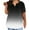 Black-shirts, variant on Inverlee Women's Gradient Color Short Sleeve Tshirts Plus Size Breathable Round Neck Tee Tops Summer Trendy Comfort Tunic Blouse