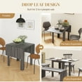 thumbnail image 4 of HOMCOM Table à Manger Pliante pour Petit Espace Table à Rabat pour 2-4 Personnes, 4 of 10