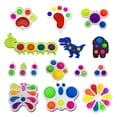 thumbnail image 2 of Gprince Pop It Fidget Toys Set Stress Relief Bubble Popit Simple Dimple Kid Game Gift, 2 of 9