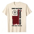 thumbnail image 2 of EliteGoogv Kids Unisex Boys Girls Graphic T-Shirts 4th of July Outfit Crewneck Short Sleeve Dry-Fit / Moisture-Wicking Tee Tops 250th Independence Day Summer Casual ,Beige,2Y - 3Y, 2 of 4
