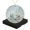 C0269, variant on Funny Christmas Ornament,Wolf Howling At The Moon With Beautiful Night Sky,Xmas Round Ceramic Pendant