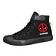 thumbnail image 2 of Zapatos de lona con diseño periférico de anime de la película Marvel Deadpool, zapatos casuales altos antideslizantes atractivos y personalizados, 2 of 3