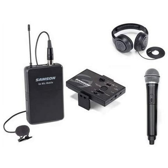 Samson Go Mic Mobile Combo Professional Wireless System for Mobile Video