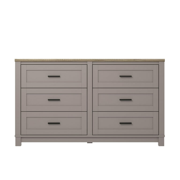 Ameriwood Home Carver 6 Drawer Dresser Multiple Colors Walmart