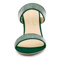 thumbnail image 2 of BLISSFUL STEP Mules à Talons Hauts Ouvertes avec Strass pour Femmes, 2 of 6