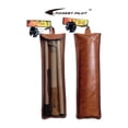 thumbnail image 6 of FOREST PILOT Trekking Poles- 1-pc Pack - Adjustable Hiking or Walking Stick –Strong, Natural Beech Wood - Quick Adjust Flip-Lock - Beech Wood Grip, Leather Strap (Brown), 6 of 6