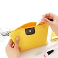 thumbnail image 3 of Estuches de maquillaje, estuches cosméticos portátiles impermeables de nailon para cosméticos construidos para durar, 3 of 4