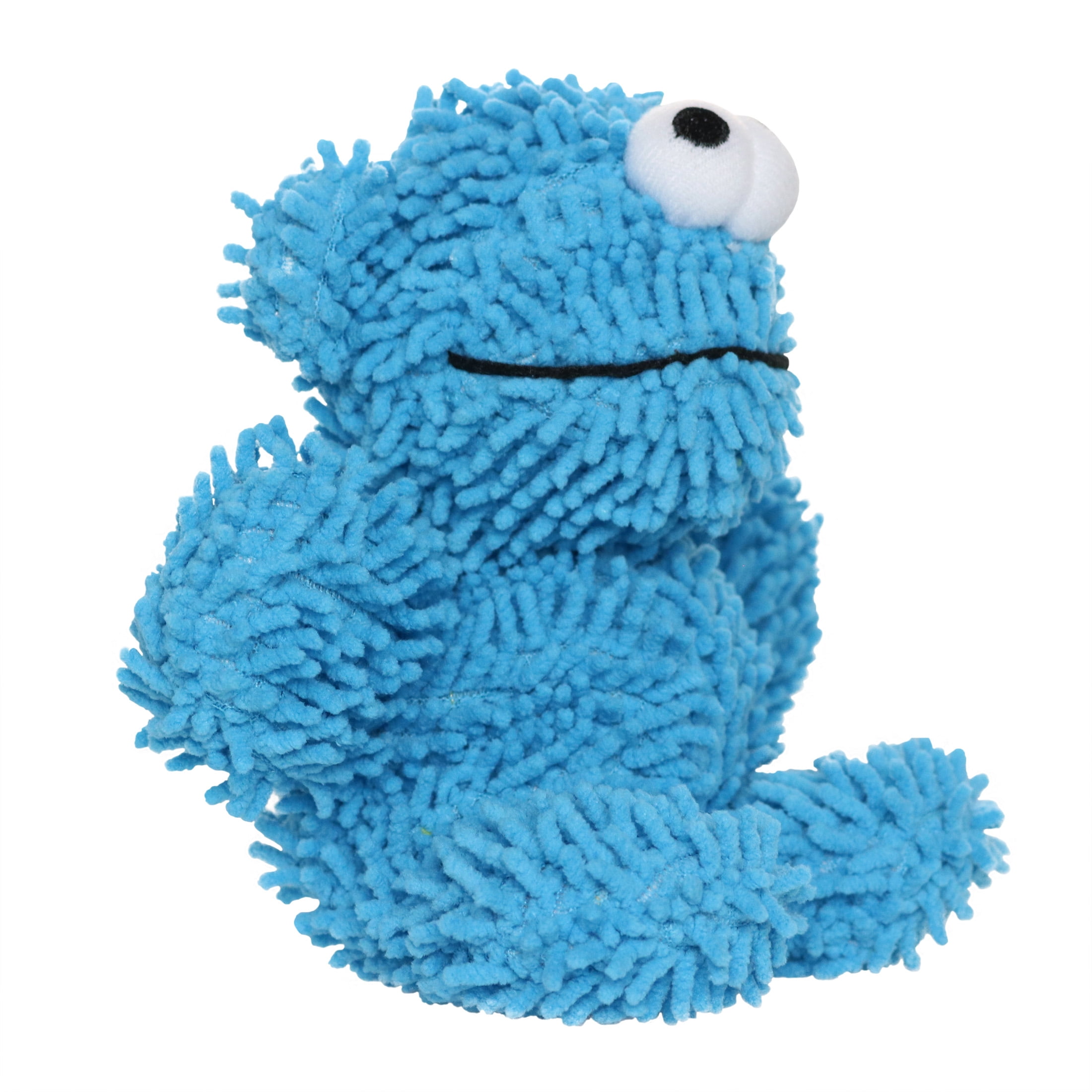 Mighty Jr Microfiber Ball Monster Durable Plush Squeaky Dog Toy