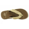 thumbnail image 5 of Skechers Men's Tantric Fray Cotton Thong, Brown, 10 M, 5 of 6