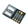 thumbnail image 2 of 4 piezas de cubiertos navideños, cucharas y tenedores con caja de regalo, multifuncionales, de acero inoxidable Cuchara caja verde, 2 of 9
