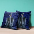 thumbnail image 2 of Amrita Sen Designs  28 x 28 in. Three Woman Broadcloth Indoor & Outdoor Blown & Closed Pillow - Blue, Green & Brown, 2 of 5