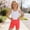 Watermelon Red, variant on Kids Girls Soft Biker Shorts Elastic Waist Basic Solid Shorts Breathable Shorts for Daily Wear Gym Sports Yellow 9-10 Years