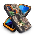 thumbnail image 2 of For Motorola Moto G Play 2023 / Moto G Pure / Moto G Power 2022 Heavy Duty Dropproof Phone Case Holster Belt Clip w/ Built in Screen - Orange Camo, 2 of 8