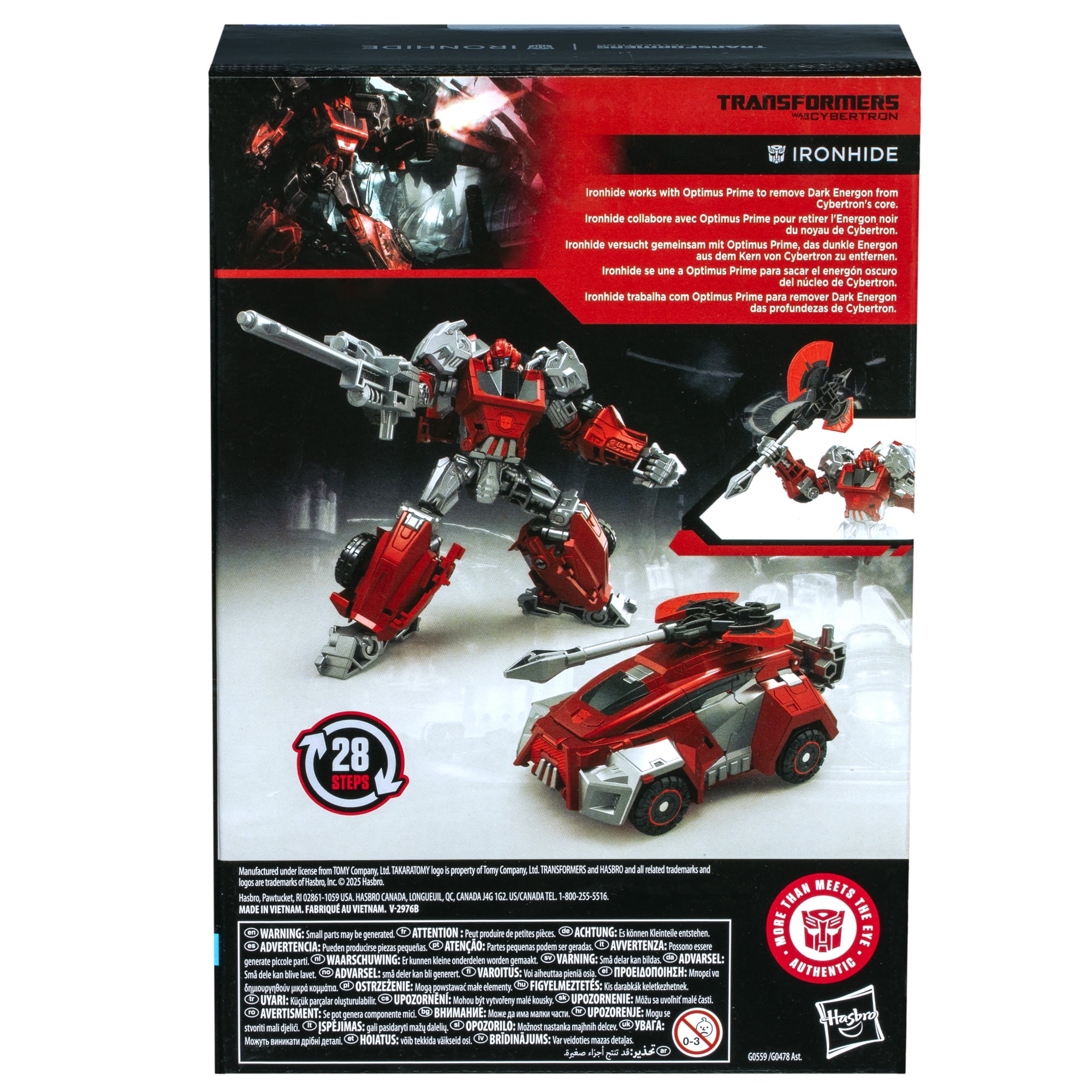 Transformers Studio Series Voyager Class War for Cybertron Gamer Edition Ironhide Action Figure