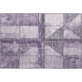 thumbnail image 2 of Addison Rugs Mayfield Premium Machine Washable Transitional Geometric Purple Rectangle Rug, 1'8" x 2'6", 2 of 6