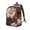 Medium, variant on Romantic Flower Fox Couple Pattern Durable Canvas Backpack for Men & Women – Stylish & Lightweight – Adjustable Straps, Multiple Pockets – Fits 15-17 Inch LaptopsSmall