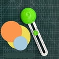 thumbnail image 4 of Couteau de Coupe Rond en Plastique Simple Modèle Compas Cercle Circulaire Coupe-Papier D9O1, 4 of 8