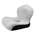 thumbnail image 1 of Cojín de asiento transpirable, antideslizante, ergonómico, para sillas de juego, coche y dormitorio. gris claro, 1 of 9