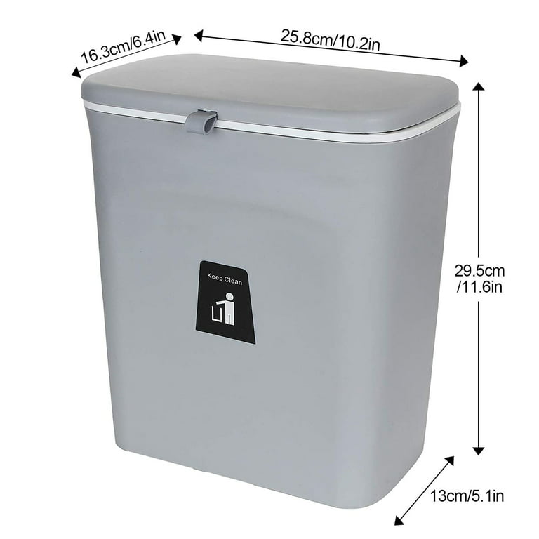 2.4 Gallon Kitchen Compost Bin For Counter Top Or Under Sink