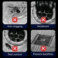 thumbnail image 5 of Alcantarillado Desodorante Piso Desagüe Núcleo Bañera Convertidor Fregadero Colador Tapón Afortunado Sencillez, 5 of 5