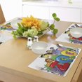 thumbnail image 4 of Ambesonne Zoo Place Mats Set of 4, Zoo Sign Various Mascots, Standard Size, Multicolor, 4 of 6