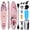 Pink, variant on YU YUSING 11 ft Inflatable Stand up Paddle Boards with Premium SUP Paddle Board Accessories, Wide Stable Design, Non-Slip Comfort Deck for Youth & Adults