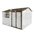 thumbnail image 6 of 10'x8' Metal Outdoor Storage Shed, Metal Garden Shed With Lockable Doors & Window, Sheds & Outdoor Storage With Roofs For Lawn Patio Backyard, 6 of 7